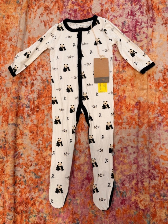 Kyte BABY Other - Kyte Baby Panda Bamboo Footie Pajamas 6-12 Months Zipper One Piece NWT
